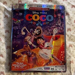 Disney Pixar Coco Blu-ray DVD Digital Multi-Screen Edition